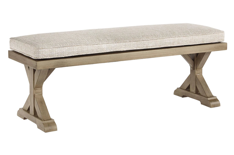 ON SALE Ashley Beachcroft Outdoor Dining Table and 4 Chairs and Bench ...