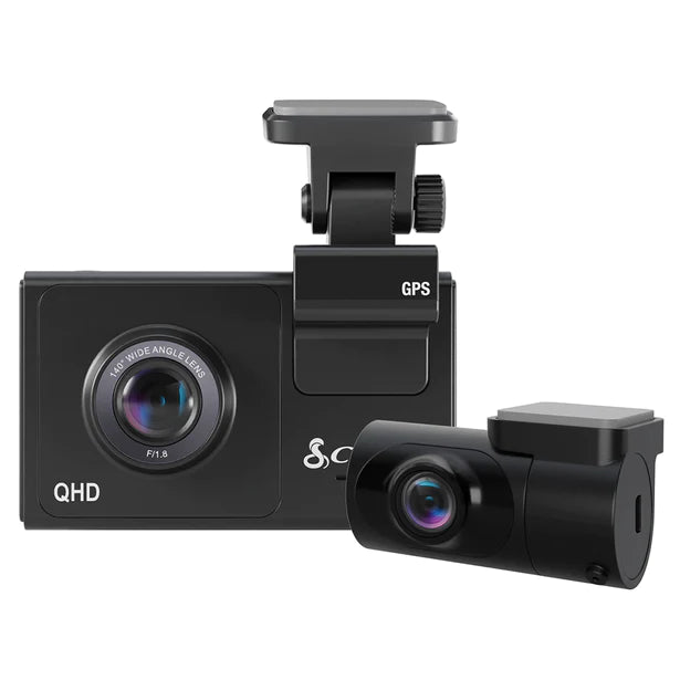 Cobra SC 200D Dual-View Smart Dash Cam with Rear-View Accessory Camera
