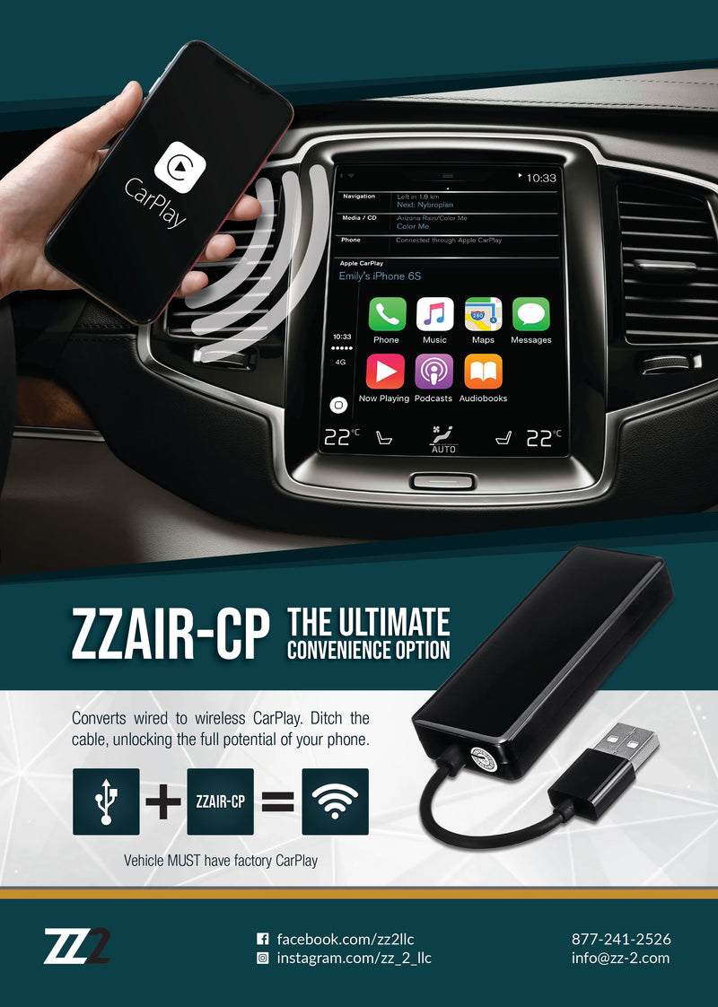 ZZ-2 ZZAIR-CP Wireless CarPlay Adapter
