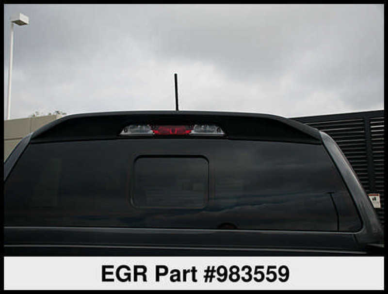 EGR 19-20 Ford Ranger Super Crew Rear Cab Truck Spoiler - Matte Black
