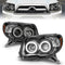 ANZO 2006-2009 Toyota 4Runner Projector Headlights w/ Halo Black