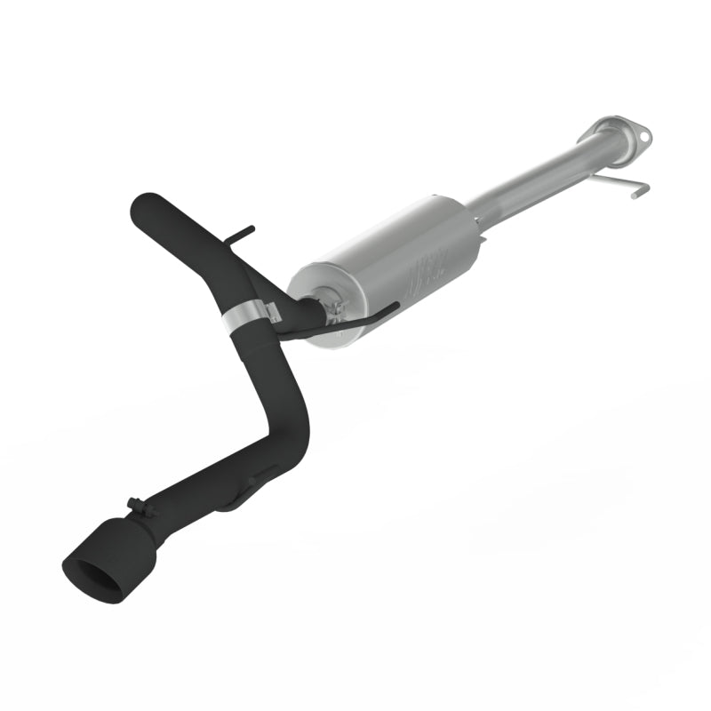 MBRP 10-18 Toyota 4 Runner BLK 4in O.D Tip Single Rear Exit 2.5in Cat Back Exhaust