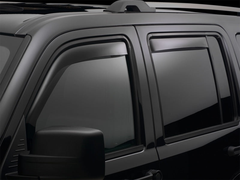 WeatherTech 2015 Volkswagen Golf Front and Rear Side Window Deflectors - Dark Smoke