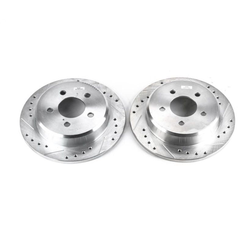 Power Stop 95-01 Ford Explorer Rear Evolution Drilled & Slotted Rotors - Pair