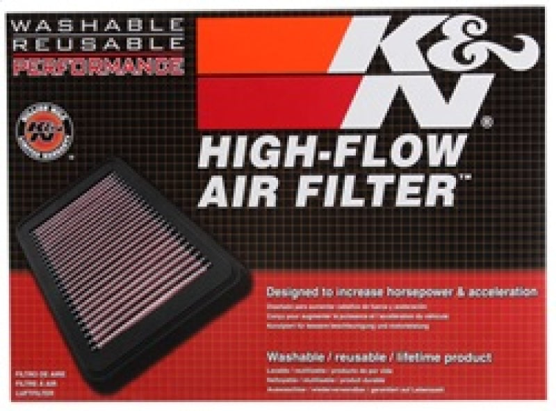 K&N 2017 Chevrolet Silverado 2500HD V8-6.6L DSL Replacement Drop In Air Filter