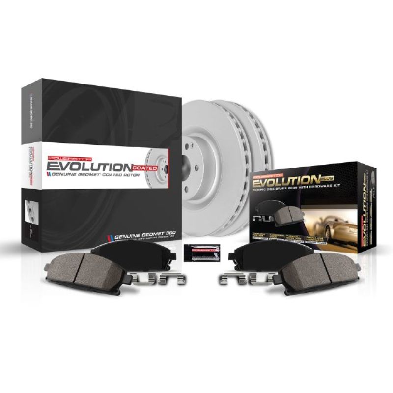 Power Stop 07-08 Cadillac Escalade Front Z17 Evolution Geomet Coated Brake Kit