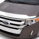 AVS 10-12 Ford Fusion Aeroskin Low Profile Hood Shield - Chrome