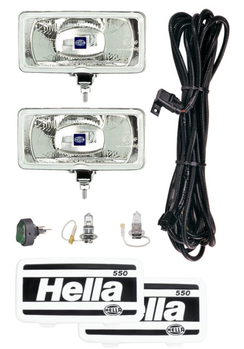 Hella 550 Series 12V/55W Halogen Driving Lamp Kit