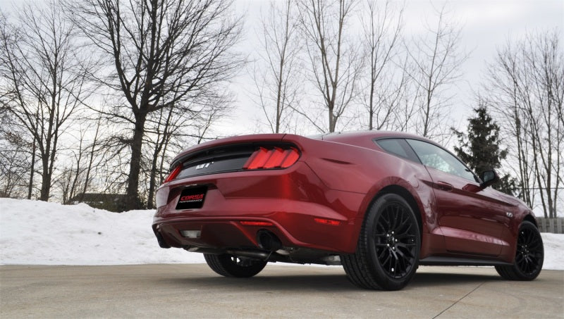 Corsa 2015 Ford Mustang GT Fastback 5.0 3in Xtreme Cat Back Exhaust w/ Dual  Black 4.5in Tips