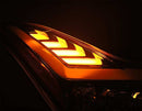 AlphaRex 08-13 Infiniti G37 NOVA LED Projector Headlights Plank Style Design Gloss Black