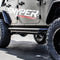 Westin/Snyper 07-17 Jeep Wrangler Unlimited Triple Tube Rock Rail Steps - Textured Black