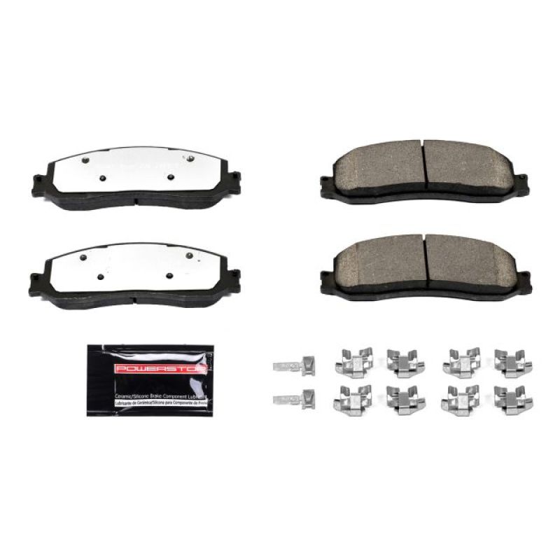 Power Stop 2012 Ford F-250 Super Duty Front Z36 Truck & Tow Brake Pads w/Hardware