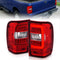 ANZO 2001-2011 Ford  Ranger LED Tail Lights w/ Light Bar Chrome Housing Red/Clear Lens