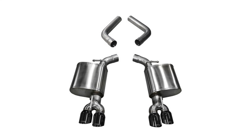Corsa 15-19 Dodge Challenger 6.4L/17-19 Challenger 5.7L Black Sport Axle-Back Exhaust w/3.5in Tips