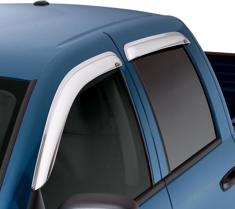 AVS 02-10 Ford Explorer (4 Door) Ventvisor Front & Rear Window Deflectors 4pc - Chrome