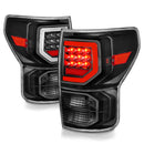 Anzo 07-11 Toyota Tundra Full LED Tailights Black Housing Clear Lens G2 (w/C Light Bars)