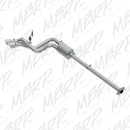 MBRP 09-14 Ford F150 Pre-Axle 4.5in OD Tips Dual Outlet 3in AL Cat Back