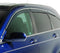 AVS 07-11 Honda CR-V Ventvisor Low Profile Deflectors 6pc - Smoke w/Chrome Trim