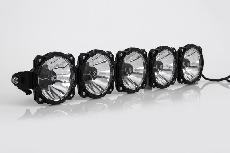 KC HiLiTES Polaris RZR 32in. Pro6 Gravity LED 5-Light 100w Combo Beam Overhead Light Bar System