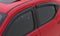 AVS 16-18 Honda Civic Coupe Ventvisor Outside Mount Window Deflectors 4pc - Smoke