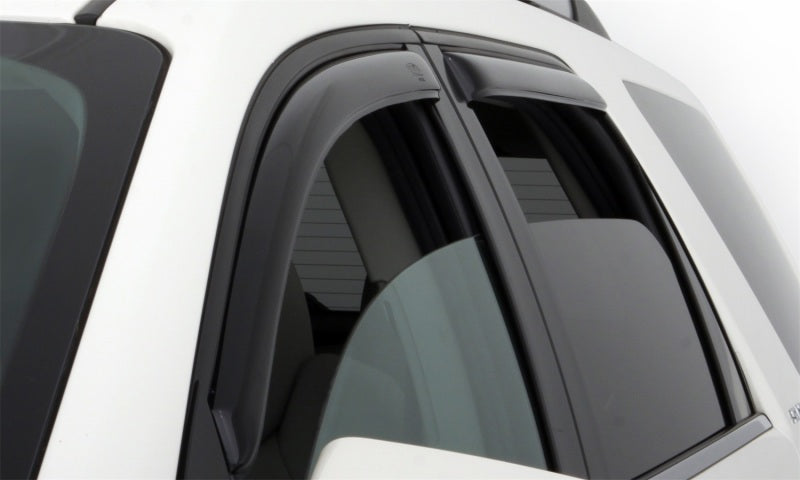 AVS 14-18 Jeep Cherokee Ventvisor In-Channel Front & Rear Window Deflectors 4pc - Smoke