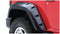 Bushwacker 07-18 Jeep Wrangler Max Pocket Style Flares 2pc Extended Coverage - Black