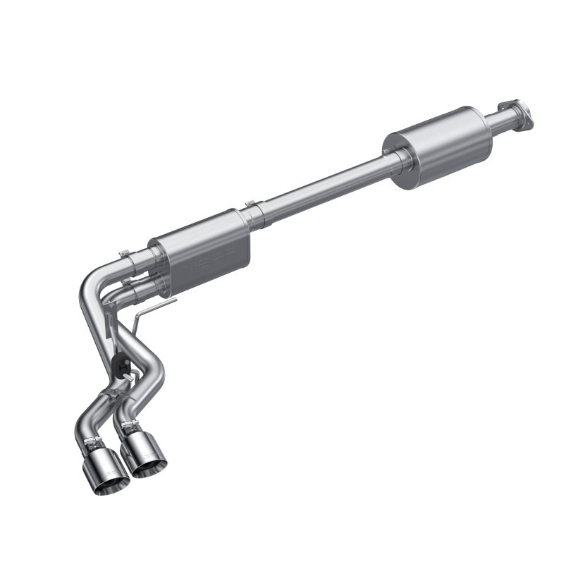 MBRP 2021+ Ford F150 T304 Pre-Axle (Street Profile) 2.5in OD Tips 3in Cat Back Exhaust