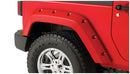 Bushwacker 07-18 Jeep Wrangler Pocket Style Flares 2pc Fits 2-Door Sport Utility Only - Black