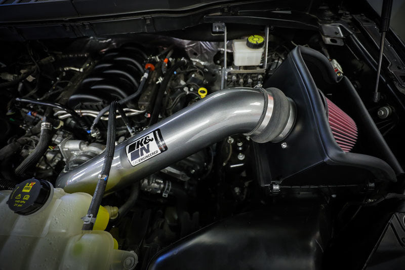 K&N 2021+ Ford F-150 V8-5.0L F/I High Flow Performance Intake Kit