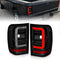 ANZO 01-11 Ford Ranger LED Taillights - Black Housing w/ Smoke Lens & Light Bar