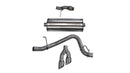 Corsa Cat Back Exhaust, Sport, 3in, Single Side Twin Polished 4in Tips, 2015 Chevy Tahoe/GMC Yukon