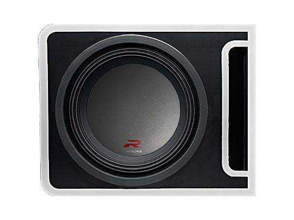 Single 10" Alpine Halo R-Series Preloaded Subwoofer Enclosure w/ ProLink