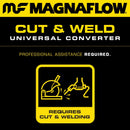 MagnaFlow Conv Univ 2.25in Inlet/Outlet Center/Center Round 3in Body L x 5in W x 8.75in Overall L