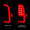 ANZO 00-06 Toyota Tundra (Std. Bed/Reg Cab) LED Taillights w/Light Bar Black Housing Smoke Lens
