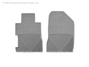 WeatherTech 06-11 Honda Civic Coupe / Si Coupe Front Rubber Mats - Grey
