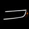 ANZO 2014-2015 Jeep Grand Cherokee Projector Headlights w/ Plank Style Design Black