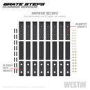 Westin Grate Steps Running Boards 79 in - Textured Black