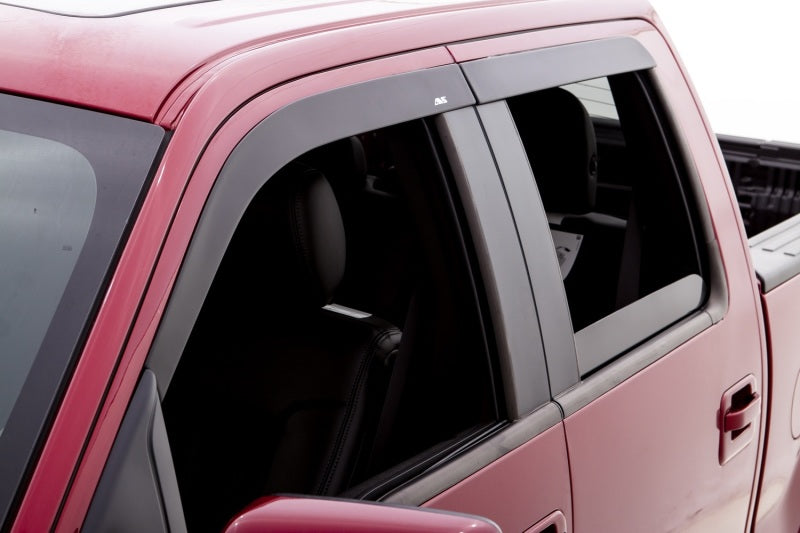 AVS 07-14 Toyota FJ Cruiser Ventvisor Low Profile Window Deflectors 4pc - Matte Black