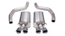 Corsa 2006-2013 Chevrolet Corvette C6 Z06 7.0L V8 Polished Sport Axle-Back Exhaust