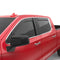 EGR 2019 Chevy 1500 Crew Cab In-Channel Window Visors - Matte