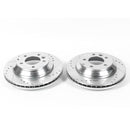 Power Stop 07-15 Audi Q7 Rear Evolution Drilled & Slotted Rotors - Pair
