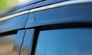 AVS 03-07 Honda Accord Ventvisor Low Profile Deflectors 4pc - Smoke w/Chrome Trim