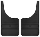 Husky Liners Universal 12in Wide Black Rubber Front Mud Flaps w/o Weight