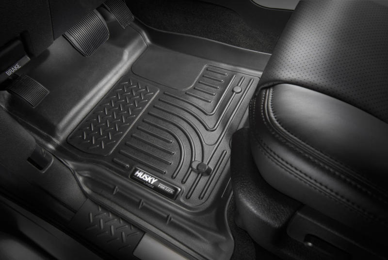 Husky Liners 2022 Hyundai Tucson Excl. Hybrid Weatherbeater Black Front & 2nd Seat Floor Liners