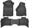 Husky Liners 09-12 Dodge Ram 1500 Quad Cab WeatherBeater Black Front & Second Seat Floor Liner