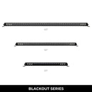 Go Rhino Xplor Blackout Series Sgl Row LED Light Bar (Surface/Threaded Stud Mount) 20.5in. - Blk