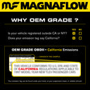 MagnaFlow Conv Univ 2in Inlet/Outlet Ctr/Ctr Round 9in Body L x 5.125in W x 13in Overall L 49 State