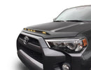 AVS 10-22 Toyota 4Runner Aeroskin Low Profile Hood Shield w/ Lights - Black