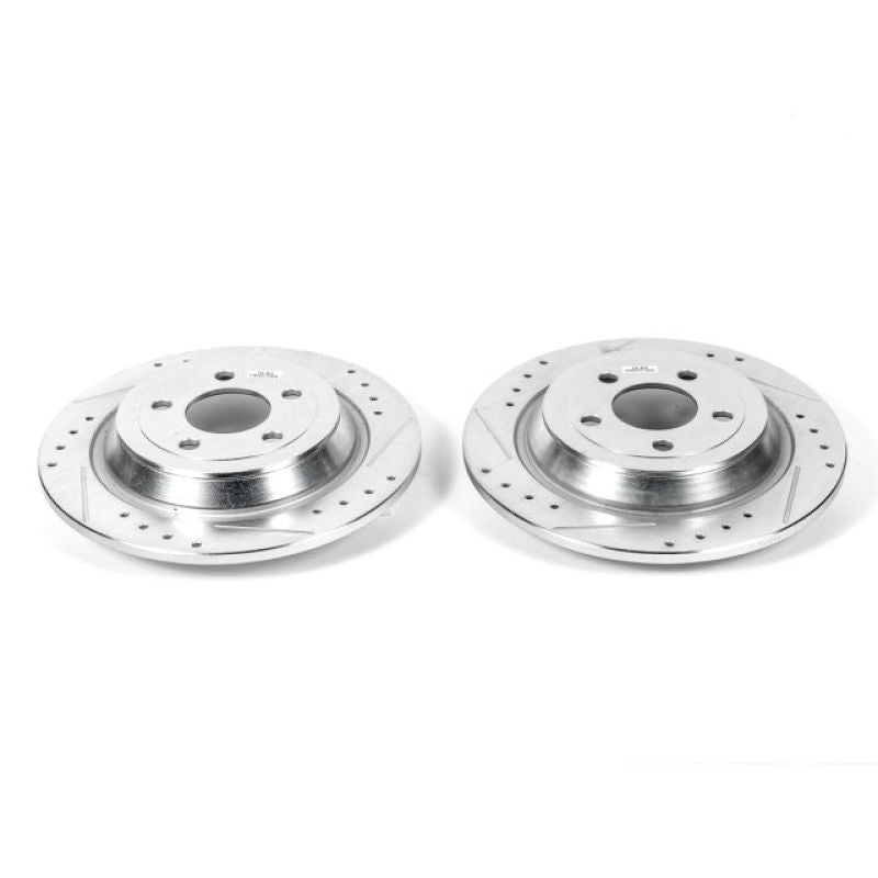 Power Stop 15-17 Ford F-150 Rear Evolution Drilled & Slotted Rotors - Pair