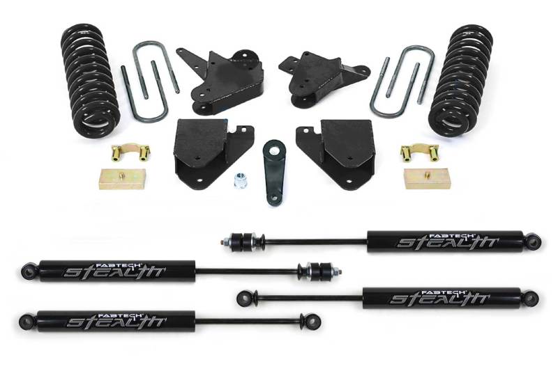 Fabtech 01-04 Ford F250/350 2WD 6in Basic Sys w/Stealth